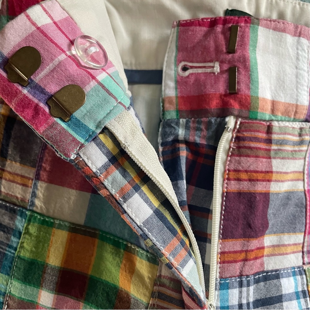 J. Crew madras plaid shorts size 12 - Picture 2 of 4